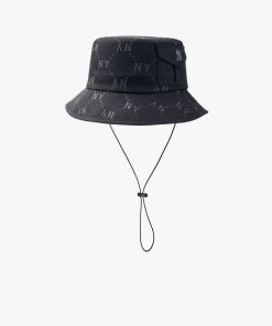 MLB - Nón bucket unisex Diamond Monogram Sporty Safari 2
